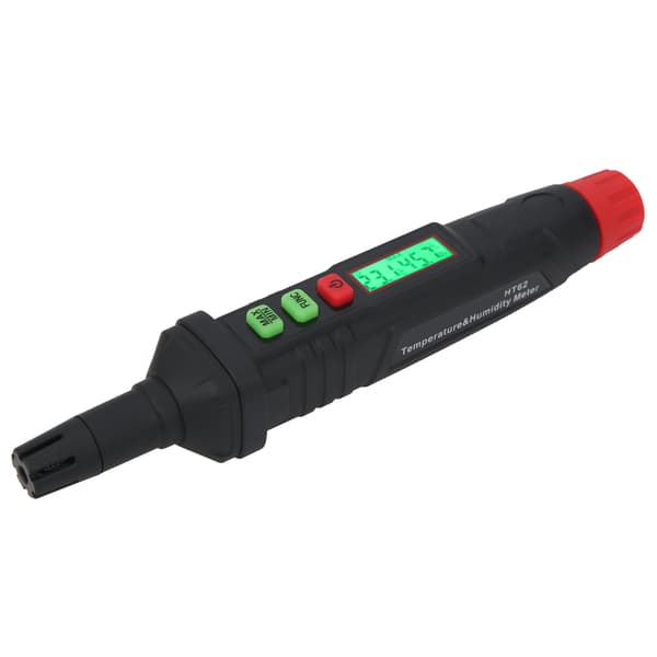 HT62 Digital Termometer Hygrometer Portabel Temperatur Luftfuktighet Daggpunkt Testare