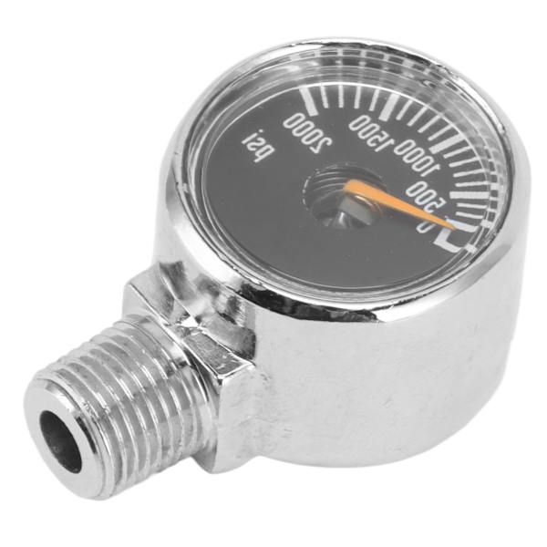 2000 psi:n paineenmittari 1/8NPT-liitäntä CO2-sylinterin täyttöpainemittari CO2-kaasusäiliölle Keg musta