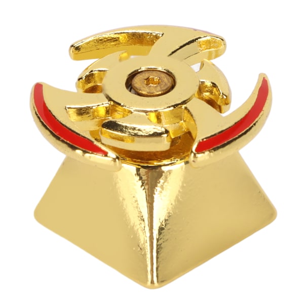 Roterande tangentknapp i metall med ergonomisk design för mekaniska tangentbord i guld