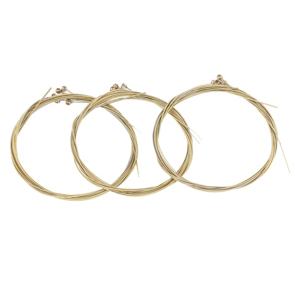 3Set Universal Steel Acoustic Folk Guitar Strings Replacement Musical Instrument Accessories3Set Brass Strings