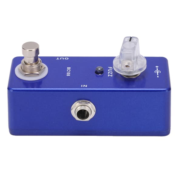 Fuzz-effekt Mini Metall Effektorpedal med Ekte Bypass Musikkinstrumenttilbehør