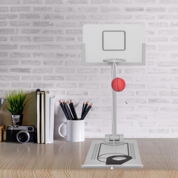 Aluminiumslegering Mini Desktop Folding Basketball Machine Innovativ Micro Pressure Reduction Shot Counter Game
