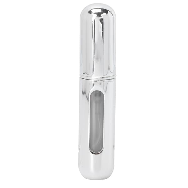 Mini påfyllningsbar parfymatomizerflaska doftpumpfodral kosmetisk sprayflaska 5mlSilver