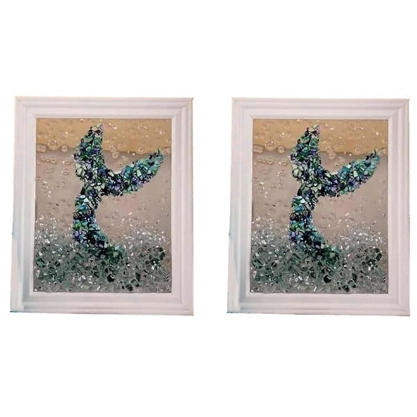 Ocean Glass Art Set, sopii aikuisten tee-se-itse-kokoonpanoon, Fishtail
