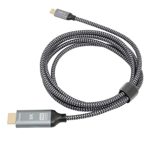 8K USB C till HD Multimedia Interface Adapterkabel Hane till Hane USB3.1 Typ C till HD Multimedia Interface Kabel
