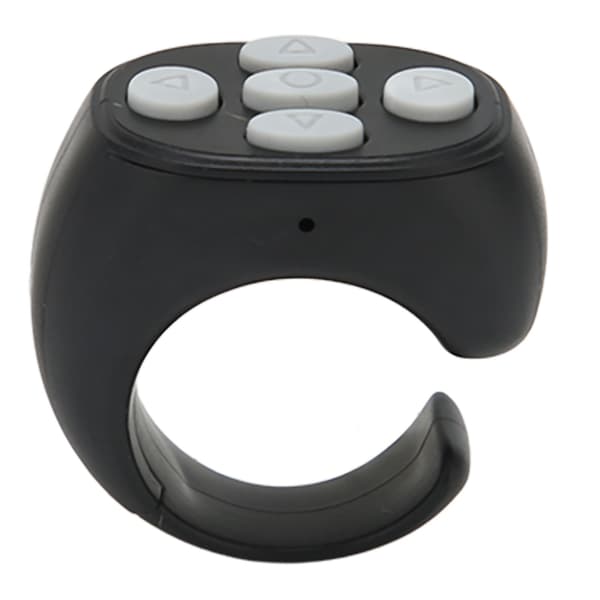 Mobiltelefon Bluetooth Fjernkontroll Ring Bluetooth Sidevender for Roman Se TV Bla Side Selfie