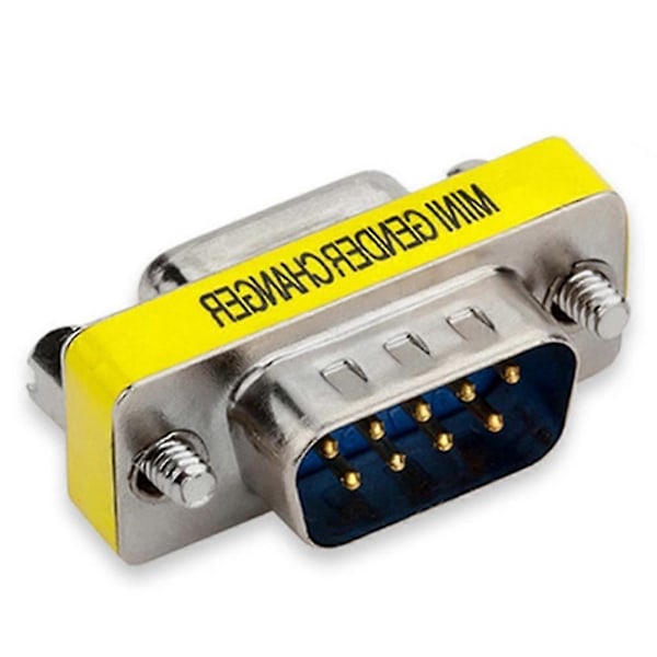 DB9 Datamaskin Video Adapter DB9 Hann til Hunn Seriell Port til Hull 9 Pin VGA Hunn Kabel Adapter