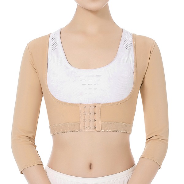 Kvinder Posture Shaper Overarm Shaper Shapewear kompressionsærmer Posture Corrector L L code