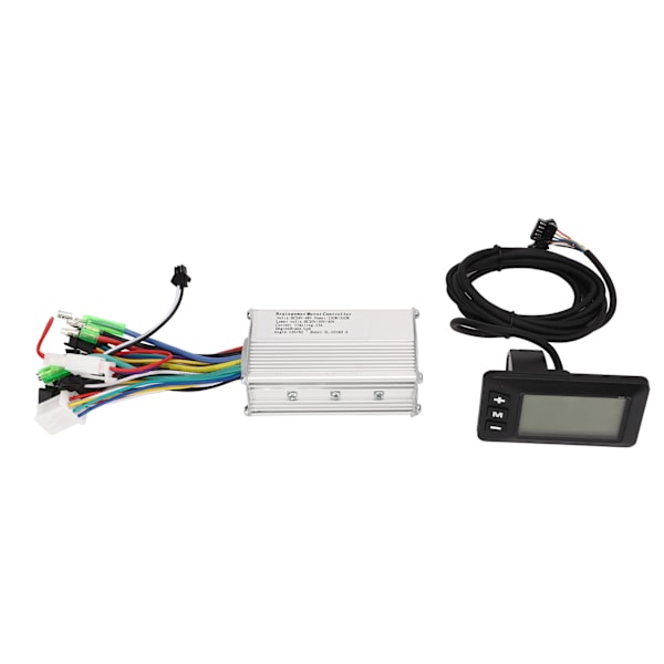 Elektrisk cykelcontroller sæt elektrisk cykelmotor børsteløs controller LCD display panel kit 24‑48V 250W 350W