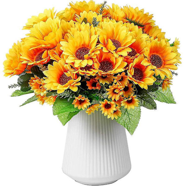 Solrosbukett - Konstgjorda Vildblommor för Babyshower, Hembröllop, Vårfest
