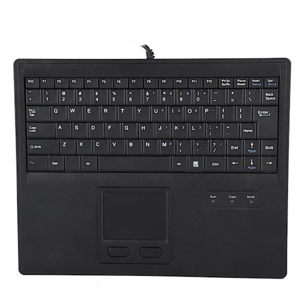 10in Scirrors Foot Keys Wired Keyboard with Touchpad Precise Touch Control Touchpad Keyboard