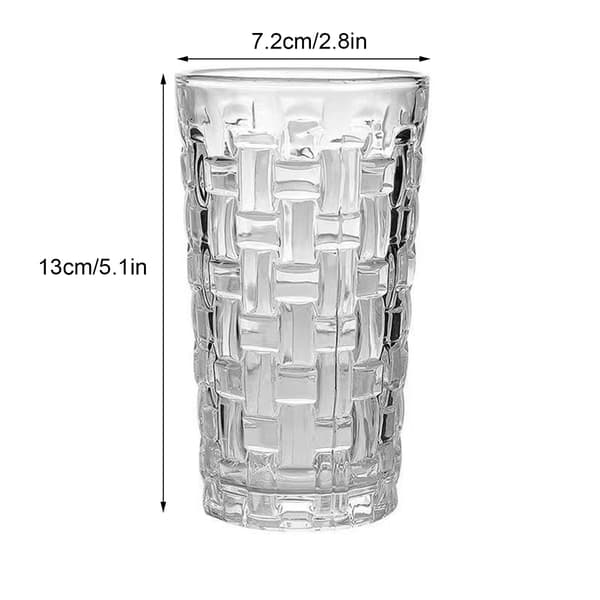400 ml husholdningspreget glasskopp for juice, kaffe, kalde drikker