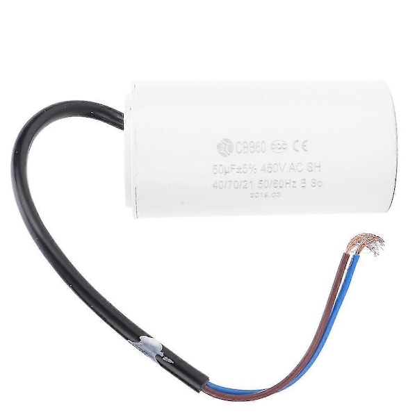 CBB60 Motor Startkondensator 450V 50uF - Høj Kvalitets Ledningskondensator