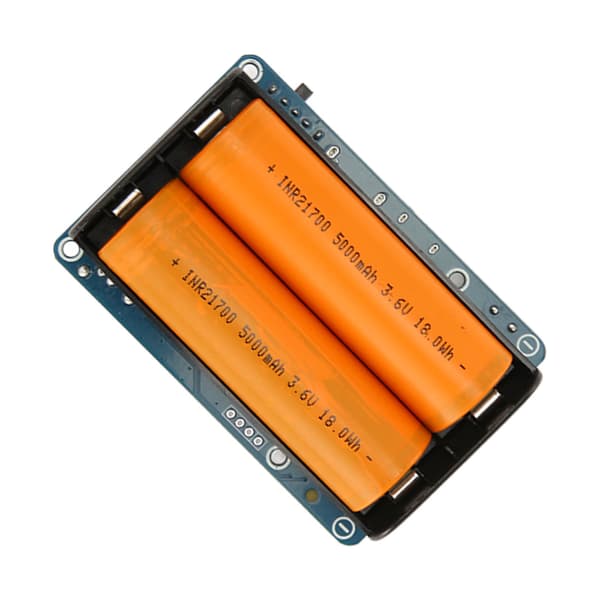 Strömförsörjning UPS-modul 5V utgång Micro USB 21700/5000mAh I2C kontrollgränssnitt UPS-modul för RasPi moderkort