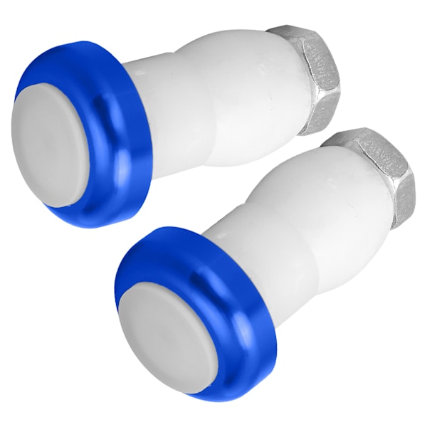 2 stk sykkellys LED justerbar 20 meter synlig styre blinklys med innebygde batterier for sykkelstyre blå