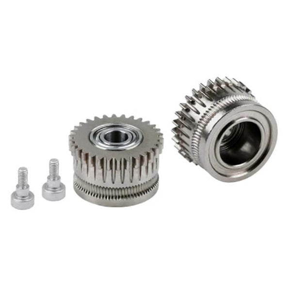 Dubbelväxlad filamentmatningsväxel för K1/K1C/Ender3 V3 Extruder Växel