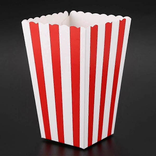 12 Bio Godis Party Små Godispåsar Popcorn Lådor,