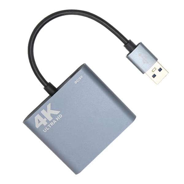 Ljudvideofångstkort 4K 1080P USB 3.0 till HD Multimedia Interface Spelfångstkort
