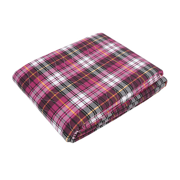 Inkontinenssengepute Lilla rutete vaskbar Gjenbrukbar Heavy Absorbency Sykehussengepute for hjemmesykehus innendørs 35,43x47,24in