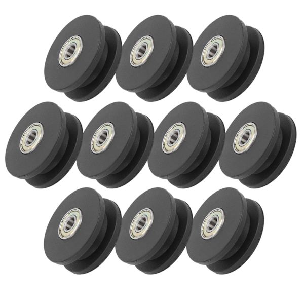 10 stk. 50mm Nylon Fitness Leje Remskive Hjem Fitness Tilbehør Træning Styrketræning Tilbehør