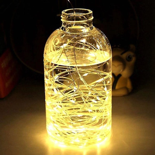 Fairy String Lights 10ft 30LED Batteridrivna Eldflugslampor för Trädgård Hem Fest Bröllop Festival Dekorationer