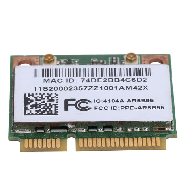 Trådlöst nätverkskort för HP-dator 150 Mbps 802.11B G/N Half Mini PCI-E-adapter AR5B95