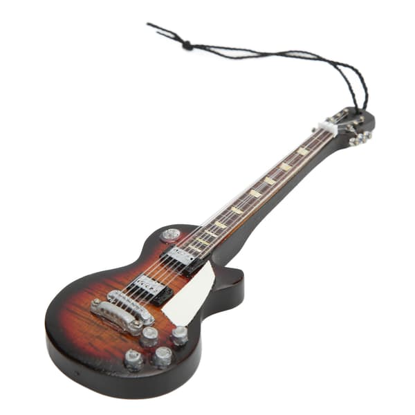 Gitarmodell Miniatyr Gradient Farge Treåre Fargematching Gitarmodell Hylleutstilling Anheng