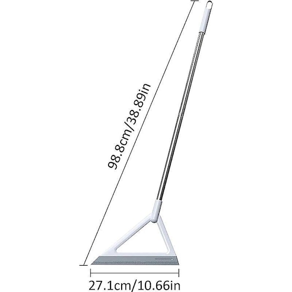 Silikon Magisk Kost Teleskopisk Kost 2 i 1 for Gulv Vinduer Fliser Glassgulv 99cm