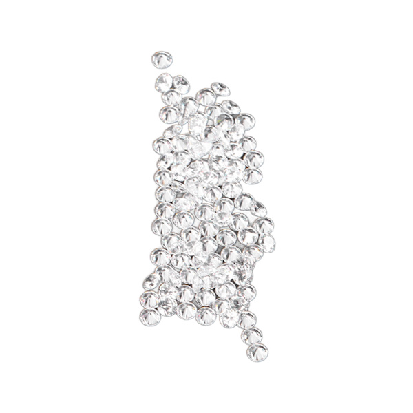 100 kpl läpinäkyviä timantteja, mini-terävät pohjat, upeat kristallihelmet DIY-askarteluun, koruihin, vaatteiden koristeluun, 2 mm