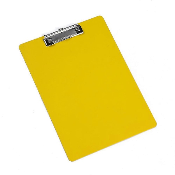 1 stk. gul A4 filmet pap clipboard
