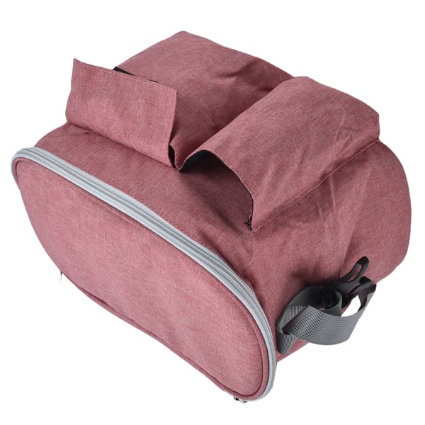 Baby Stroller Organizer Bag Vanntett Universal Fit Organizer med koppholder for barnevogn Maca Red
