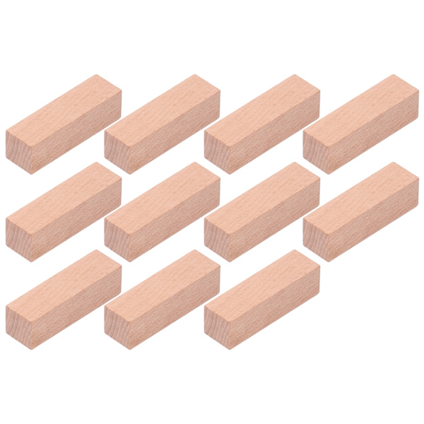 11 kpl kaiverruspuupalikkaa viimeistelemätön puuleima luonnonpyökki DIY veistotyökalu 7 x 2 x 2 cm aloittelijoille ja asiantuntijoille