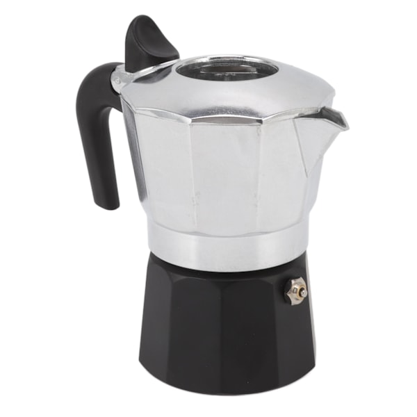 Dubbelventil Moka Pot Kaffebryggare Klassisk Åttahörnig Form Moka Kaffebryggare Hem Utomhus Caféverktyg