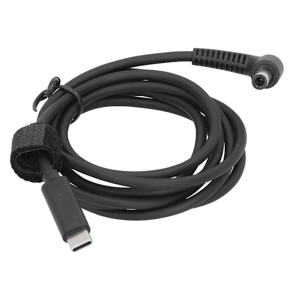 Type-C til DC 6.0x0.6MM han strømstik adapterkabel hurtigopladningskabel til bærbar computer