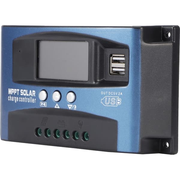 30A 12/24V MPPT Solar Charge Controller til solcellepaneler og LED-belysning