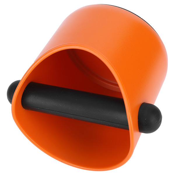 Mini kaffegrundsbeholder skridsikker lige port husholdningsmaling spand knock bin box (orange)