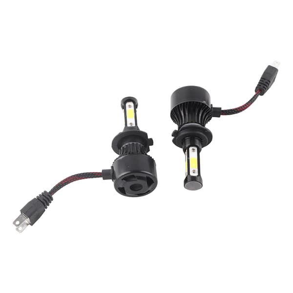 2 stk Kjøretøy X7‑COB 6500K H7 LED-frontlys Høy frontlyspære Aluminium ABS