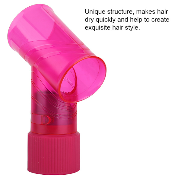 Profesjonell Hårføner Diffuser Krøllete Hårføner Frisør Styling Tilbehør (Rosa)