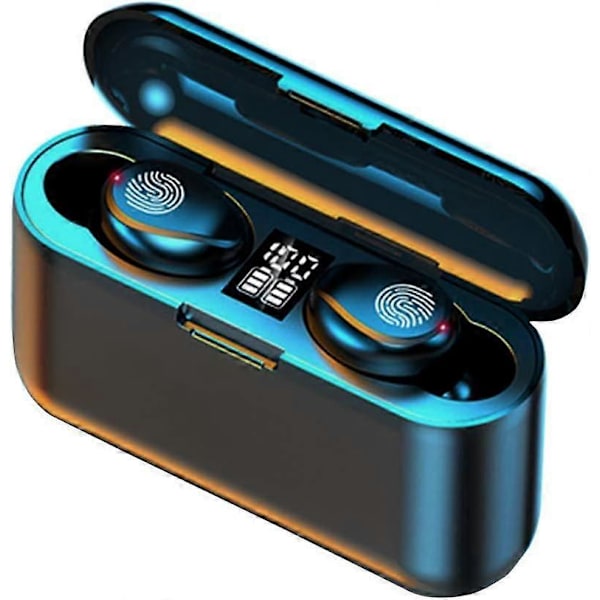 Ekte trådløse ørepropper TWS Stereo Ørepropper BT 5.0 Berøringskontroll 1200mAh Støyreduksjonsteknologi CVC8.0 Innebygd mikrofon
