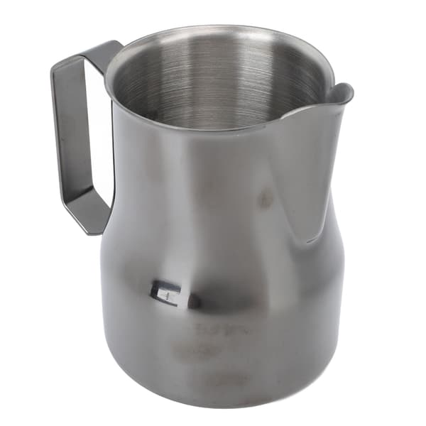 Mælkekande 450ML 304 Rustfrit Stål Skumkop Drypfri Kaffe Dampkande Titanium Sort
