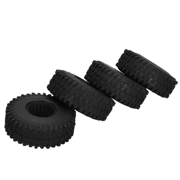 4 st 120 mm fjärrkontroll gummidäck däckbyte för SCX10/TRX4 1/10 RC-bil