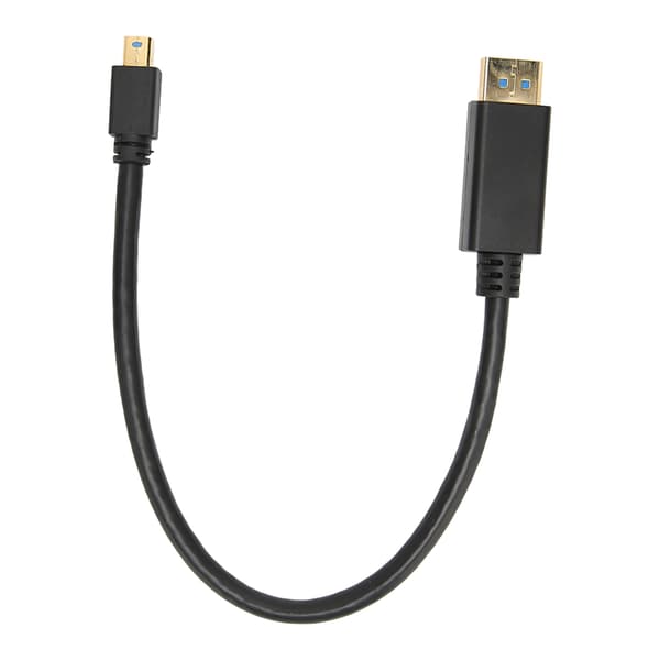 Mini DP til DisplayPort 8K Kabel 8K 60HZ 4K 144HZ 2K 165Hz 32.4Gbps Bi-direktionel Transmission 30cm Mini DP til DP Kabel