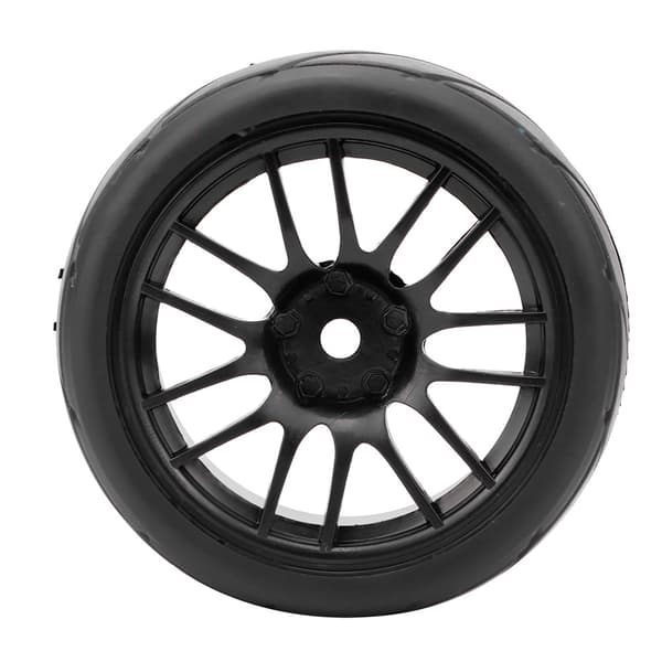 4 st Gummi RC Racing Däck Bil On Road Fälg Passar För HSP HPI 9068‑6081 1/10
