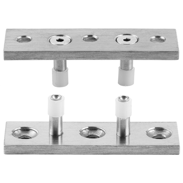 Hjem 304 rustfrit stål gulv rulle guide hardware beslag til skydedør