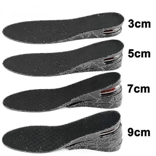 Näkymätön pohjallinen korkeuden lisäämiseen, säädettävä 5cm