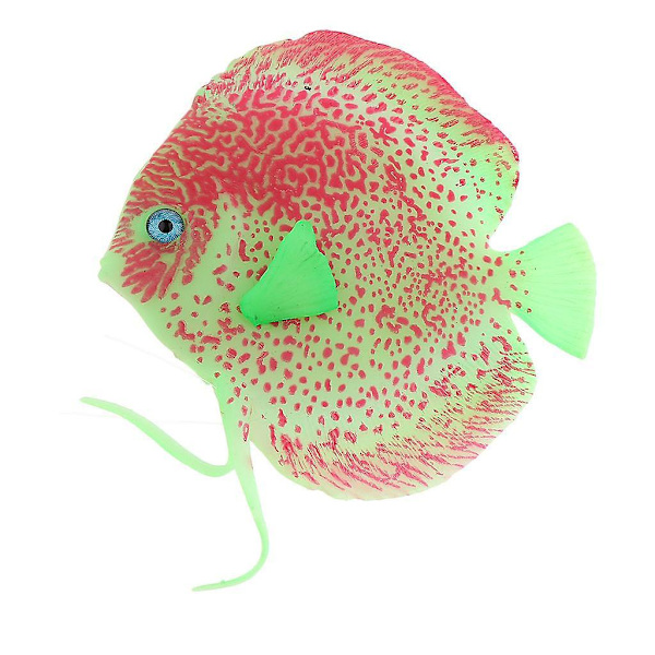 Livagtig Kunstig Fisk Glødende Effekt Akvarium Dekoration Ornament