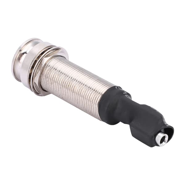 1/4\" (6,35 mm) Utgång 2,5 mm Ingång Endpin Jack för Akustisk Gitarr Inbyggd Rod Piezo Pickup