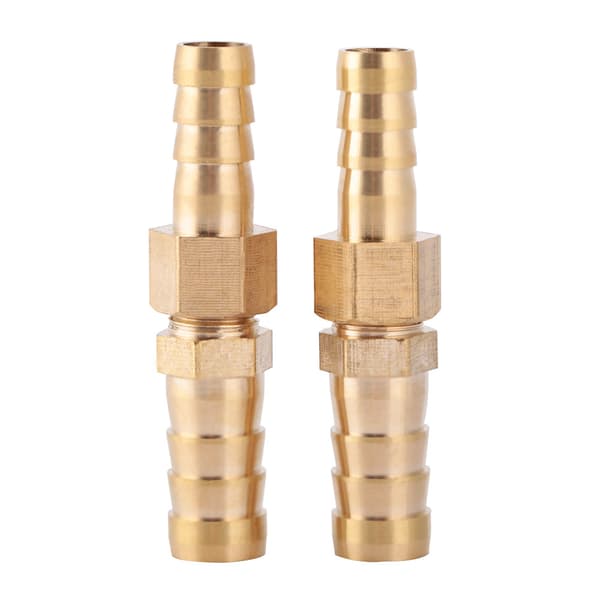 Mässingskoppling Slangnippel Reducerande Plug Connector (8mm-10mm 2 st)