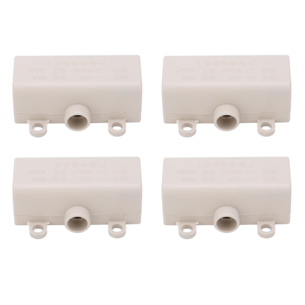 4 stk ZK 516 Splitter Wire Connector 1 til 5 1000V 80A Messingleder High Power Inline Terminal Block for Taklys
