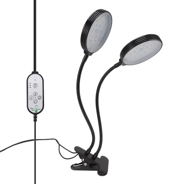 Kasvien kasvuvalo Ajoitus 5 Himmennettävää tasoa Vedenpitävä Kaksi päätä 30W USB-käyttöinen LED-kasvilamppu pidikkeellä
